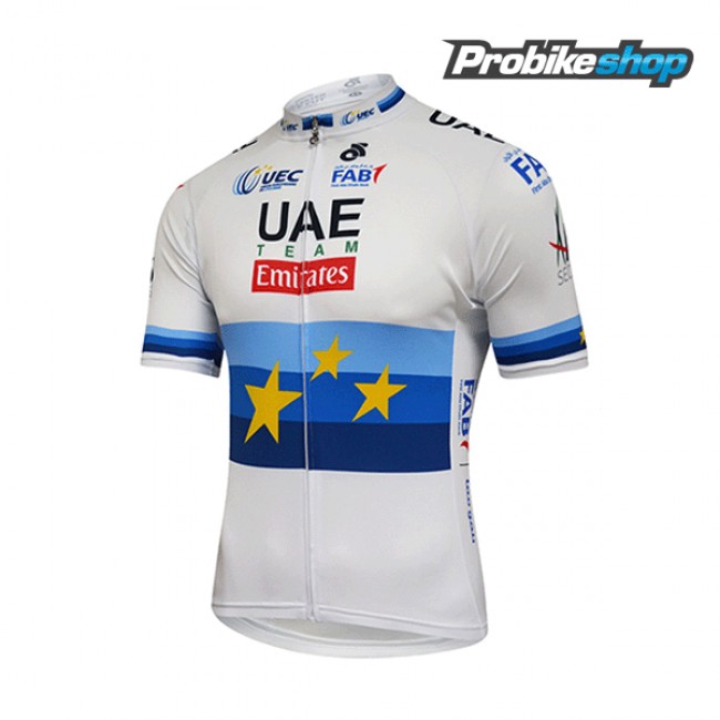 2018 UAE EUROPEAN CHAMPION Maglia Ciclismo Manica Corta 84357XS 2018 UAE EUROPEAN CHAMPION Maglia Ciclismo Manica Corta 84357XS