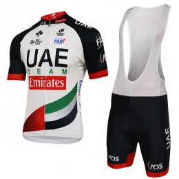 2018 UAE Squadre Emirates abbigliamento Ciclismo Completo Maglia Ciclismo Corta e Salopette 92065PR