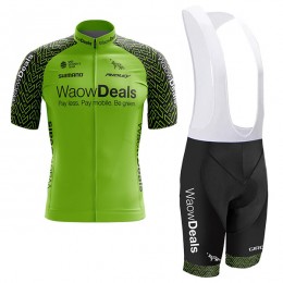 2018 WAOWDEALS abbigliamento Ciclismo Completo Maglia Ciclismo Corta e Salopette 35294TX