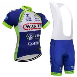 2018 Wanty abbigliamento Ciclismo Completo Maglia Ciclismo Corta e Salopette 53682BN