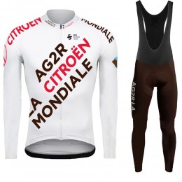 Ag2r 2022 Pro Team Abbigliamento Maglia Ciclismo Manica Lunga e Salopette Lunga rG1ja