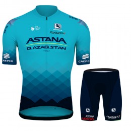 astana Tour De France 2022 Team abbigliamento Bici Completo Maglia Ciclismo Corta e Salopette ySfSu