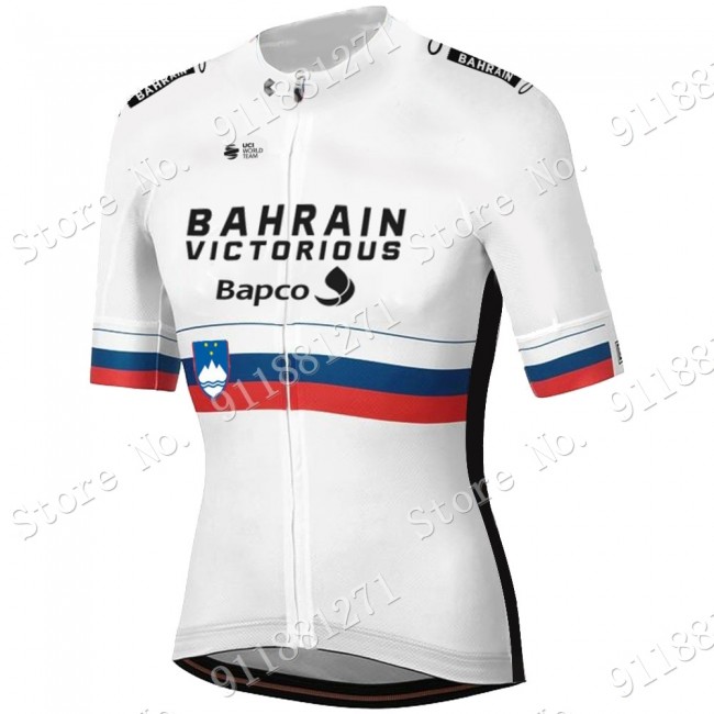 White Slovenia Tour De France Bahrain Victorious 2021 Maglia Ciclismo Manica Corta rnVeZ White Slovenia Tour De France Bahrain Victorious 2021 Maglia Ciclismo Manica Corta rnVeZ
