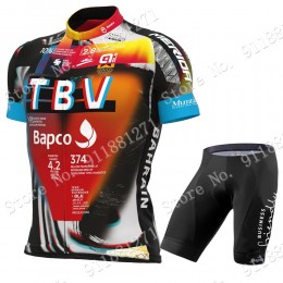 Bahrain Victorious TBV 2021 abbigliamento Bici Completo Maglia Ciclismo Corta e Salopette OXhwK