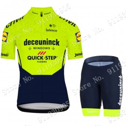 Deceuninck Quick Step Pro Team Green 2021 Salopette Ciclismo pantaloncini 6pDnE