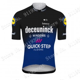 Deceuninck Quick Step Pro Team Black 2021 Maglia Ciclismo Manica Corta 4LE6p