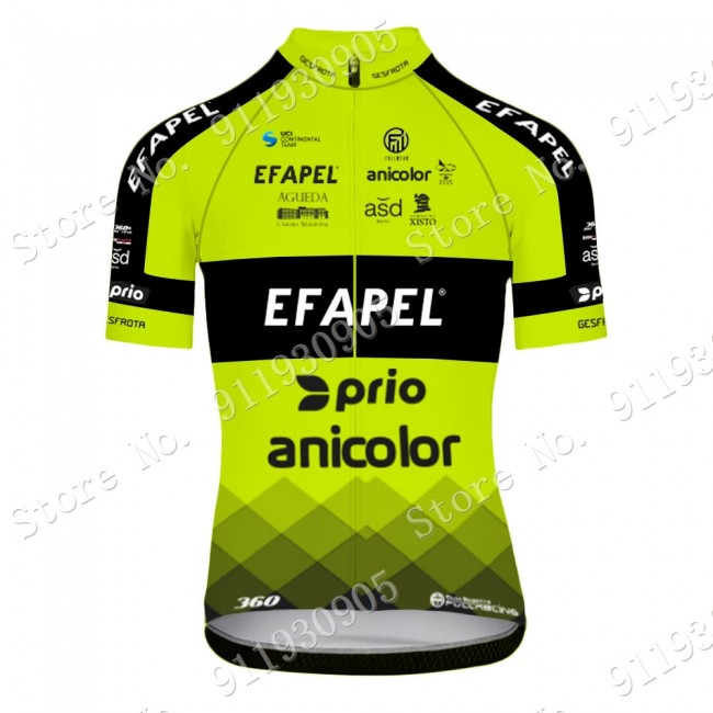 Efapel Pro Team Green 2021 Maglia Ciclismo Manica Corta MMgVz Efapel Pro Team Green 2021 Maglia Ciclismo Manica Corta MMgVz