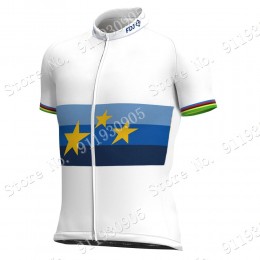 FDJ Pro Team European Champion 2021 Maglia Ciclismo Manica Corta Nnlmk