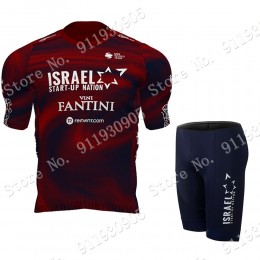 Israel Start Up Nation Giro d'Italia 2021 abbigliamento Bici Completo Maglia Ciclismo Corta e Salopette A9uqA