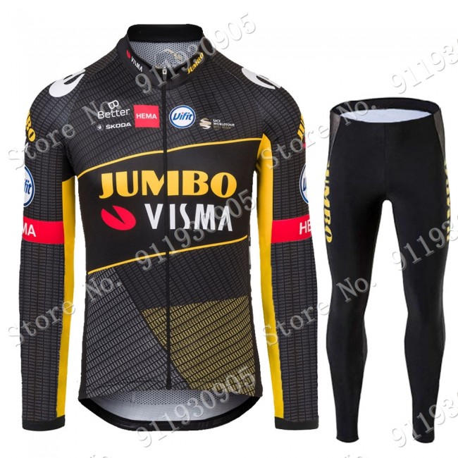 Jumbo Visma Tour De France 2021 Wielerkleding Set Fietsshirts Lange Mouw + Lange Fietsrbroek BU9qE Jumbo Visma Tour De France 2021 Wielerkleding Set Fietsshirts Lange Mouw + Lange Fietsrbroek BU9qE