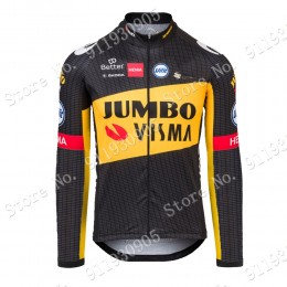 Jumbo Visma Tour De France 2021 Maglia Ciclismo Manica Lunga eOaYE