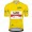 Yellow UAE Emirates Tour De France 2021 Maglia Ciclismo Manica Corta mHFG0