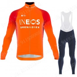 ineos grenadier Tour De France 2022 Team Abbigliamento Maglia Ciclismo Manica Lunga e Salopette Lunga EnKZk