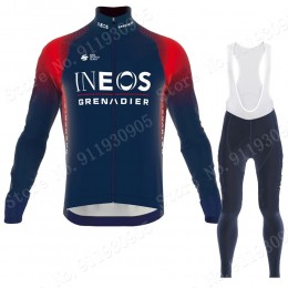 ineos grenadier Tour De France 2022 Team Abbigliamento Maglia Ciclismo Manica Lunga e Salopette Lunga mRb2o