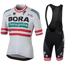 BORA - hansgrohe Austrian champion 2018 abbigliamento Ciclismo Completo Maglia Ciclismo Corta e Salopette 78777JA
