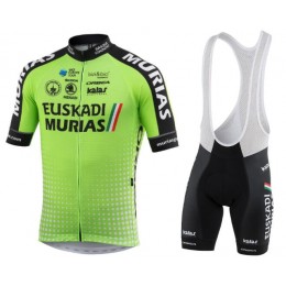 EUSKADI MURIAS 2018 TEAM abbigliamento Ciclismo Completo Maglia Ciclismo Corta e Salopette 16586VY