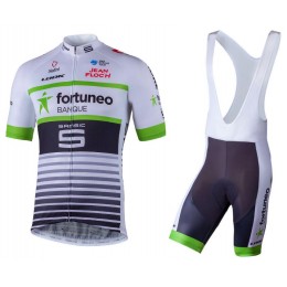 2018 Team Fortuneo Samsic abbigliamento Ciclismo Completo Maglia Ciclismo Corta e Salopette 83740SM