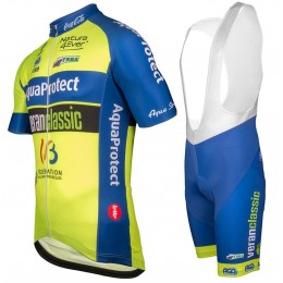 WB AQUA PROTECT VERANCLASSIC 2018 abbigliamento Ciclismo Completo Maglia Ciclismo Corta e Salopette 65406MP