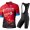 Bahrain Victorious 2021 Team abbigliamento Bici Completo Maglia Ciclismo Corta + pantaloncini YFBPO