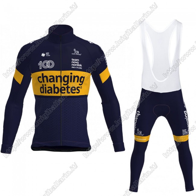 Novo Nordisk 2021 Abbigliamento Maglia Ciclismo Manica Lunga e Salopette Lunga GOVII Novo Nordisk 2021 Abbigliamento Maglia Ciclismo Manica Lunga e Salopette Lunga GOVII