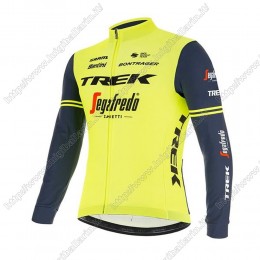 Trek Segafredo 2021 Maglia Ciclismo Manica Lunga Giallo XIPYG