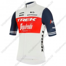 Trek Segafredo 2021 abbigliamento Bici Completo Maglia Ciclismo Corta bianca WTPGH