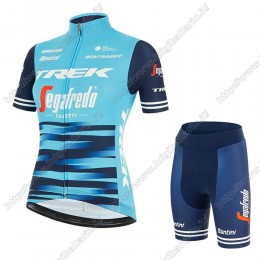 Trek Segafredo 2021 Donna abbigliamento Bici Completo Maglia Ciclismo Corta + pantaloncini WARBA