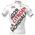 Maglia da ciclismo AG2R Citroen 2022 manica corta (cerniera lunga) squadra di ciclismo professionale Maglia da ciclismo AG2R Citroen 2022 manica corta (cerniera lunga) squadra di ciclismo professionale