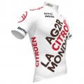 Maglia da ciclismo AG2R Citroen 2022 manica corta (cerniera lunga) squadra di ciclismo professionale Maglia da ciclismo AG2R Citroen 2022 manica corta (cerniera lunga) squadra di ciclismo professionale