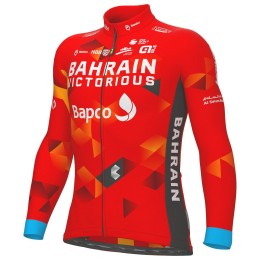Maglia da ciclismo a maniche lunghe Bahrain Victorious-Jayco 2022 - Squadra ciclistica professionale ALE