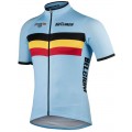 Maglia ciclismo BELGIO 2022 manica corta (cerniera lunga) nazionale di ciclismo Maglia ciclismo BELGIO 2022 manica corta (cerniera lunga) nazionale di ciclismo