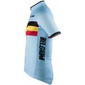 Maglia ciclismo BELGIO 2022 manica corta (cerniera lunga) nazionale di ciclismo Maglia ciclismo BELGIO 2022 manica corta (cerniera lunga) nazionale di ciclismo