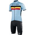Maglia ciclismo BELGIO 2022 manica corta (cerniera lunga) nazionale di ciclismo Maglia ciclismo BELGIO 2022 manica corta (cerniera lunga) nazionale di ciclismo