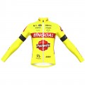 Maglia da ciclismo Bingoal Pauwels Sauces WB 2022 con maniche lunghe squadra di ciclismo professionale