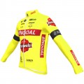 Maglia da ciclismo Bingoal Pauwels Sauces WB 2022 con maniche lunghe squadra di ciclismo professionale