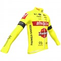 Maglia da ciclismo Bingoal Pauwels Sauces WB 2022 con maniche lunghe squadra di ciclismo professionale