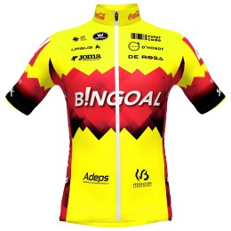 Bingoal WB 2023 maglia da ciclismo manica corta squadra di ciclismo professionale