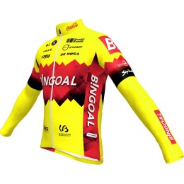 Bingoal WB 2023 maglia da ciclismo manica lunga squadra di ciclismo professionale