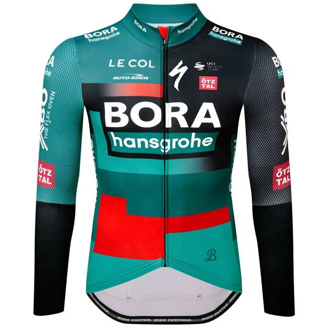 Maglia da ciclismo BORA-hansgrohe 2023(Race) a maniche lunghe della squadra di ciclisti professionisti Maglia da ciclismo BORA-hansgrohe 2023(Race) a maniche lunghe della squadra di ciclisti professionisti