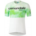 Cannondale FACTORY RACING 2022 Maglia da ciclismo manica corta bianca (cerniera lunga) Squadra di ciclismo professionale