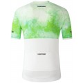 Cannondale FACTORY RACING 2022 Maglia da ciclismo manica corta bianca (cerniera lunga) Squadra di ciclismo professionale