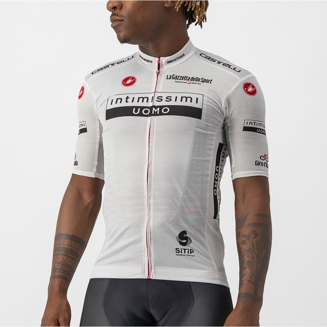 Maglia da ciclismo Giro d'Italia 2022 MAGLIA BIANCO (bianca) a maniche corte Maglia da ciclismo Giro d'Italia 2022 MAGLIA BIANCO (bianca) a maniche corte