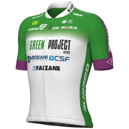 Maglia da ciclismo Green Project-Bardiani Csf-Faizane' 2023 manica corta (cerniera lunga)-ALE Professional Cycling Team