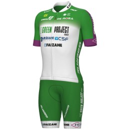 Green Project-Bardiani Csf-Faizane' 2023 Completo (Maglia Cerniera Lunga+Pantaloni)-ALE Professional Cycling Team
