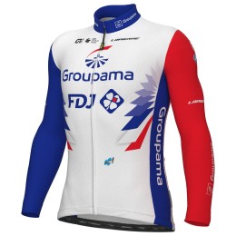 Maglia da ciclismo a maniche lunghe GROUPAMA-FDJ 2022 - squadra di ciclismo professionale ALE