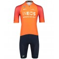 INEOS GRENADIERS 2022 Training Edition ICON Maglia da ciclismo a maniche corte (zip lunga) Squadra ciclistica professionale