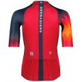 Maglia da ciclismo INEOS GRENADIERS 2023 EPIC RACE manica corta (zip lunga) Squadra ciclistica professionale