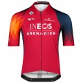 INEOS GRENADIERS 2023 ICON Maglia da ciclismo manica corta (zip lunga) Squadra di ciclismo professionale