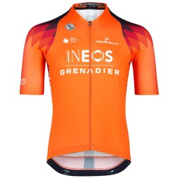 Maglia da ciclismo INEOS GRENADIERS 2023 Training Edition ICON manica corta (cerniera lunga) Squadra ciclistica professionale