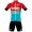 Set da ciclismo Lotto Dstny 2023 (maglia manica corta + salopette) squadra di ciclismo professionistico